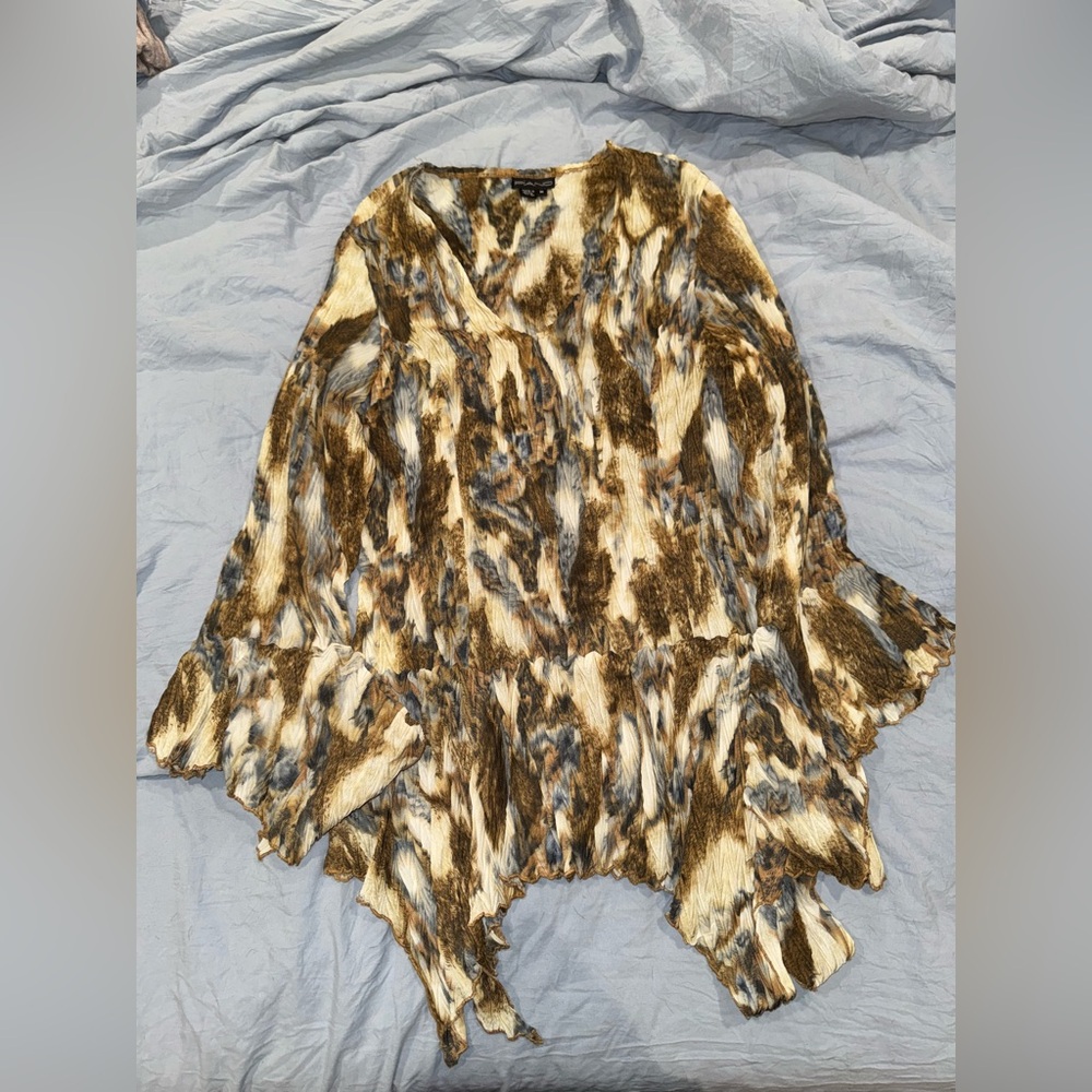 VINTAGE Elegant Women's Multicolor Blouse